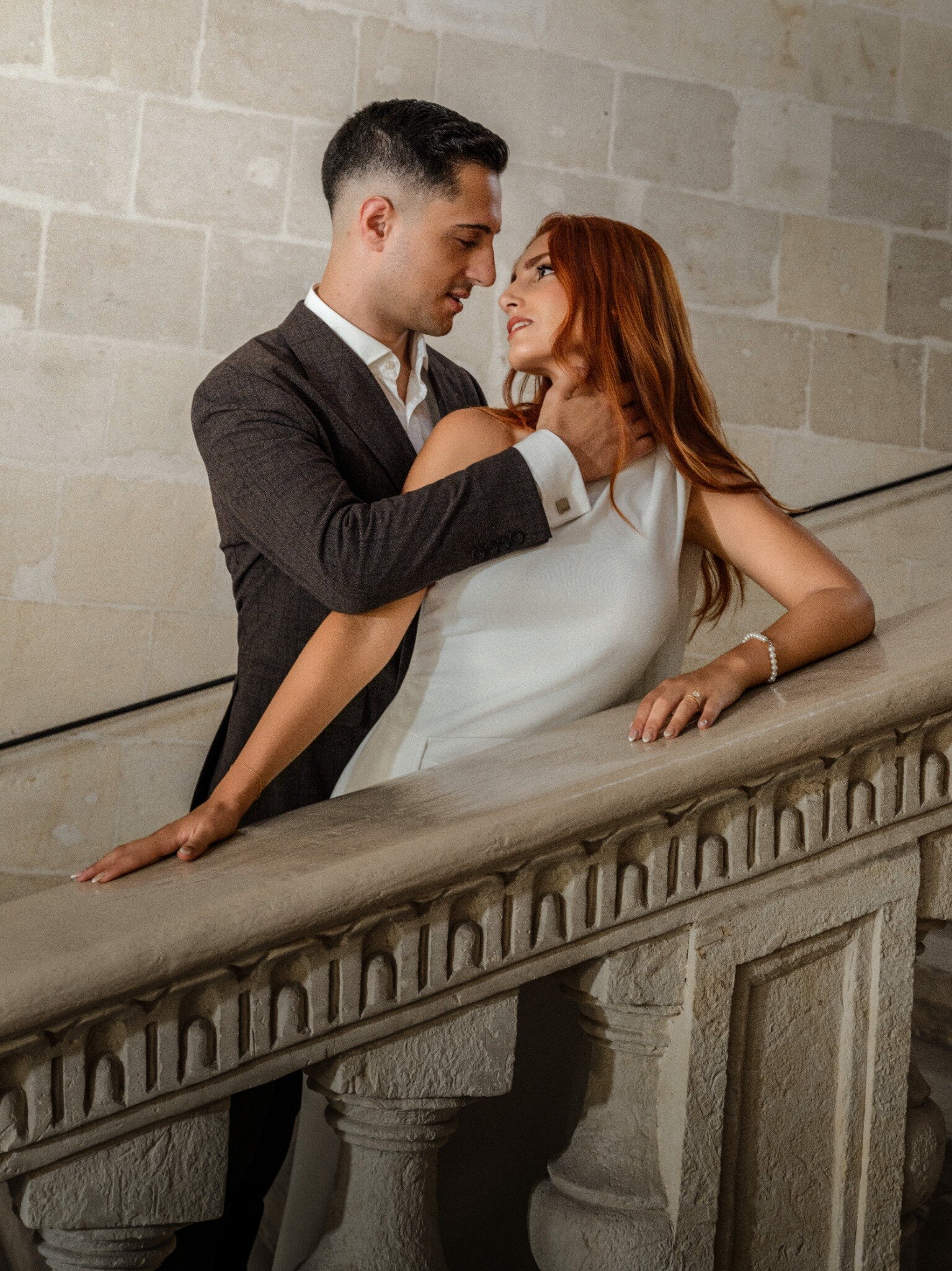 Close portrait of Mandy and Mauro